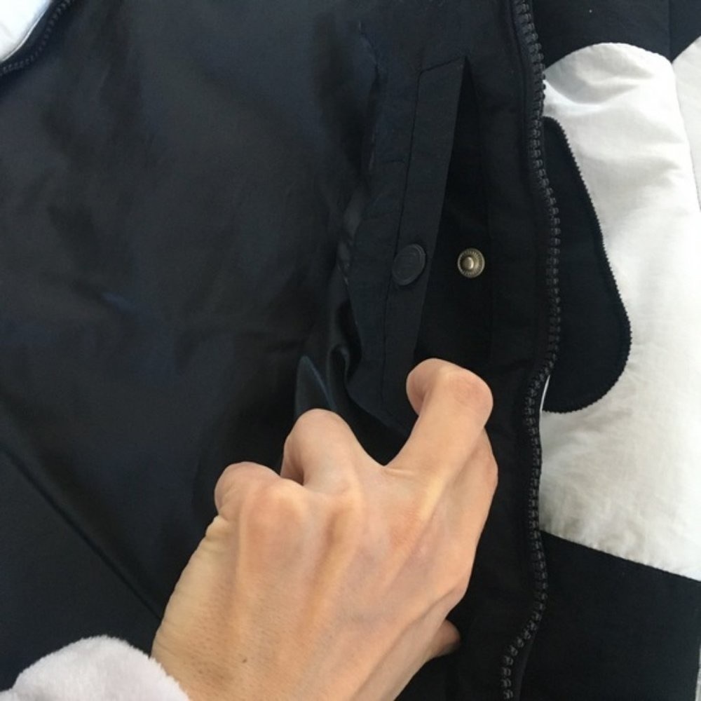 Fila Duccio Bomber Zip Up Black Jacket With Logo Small - Picture 10 of 11